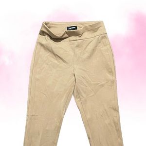 Skinny Nude/Beige colored Dress Pants - Express